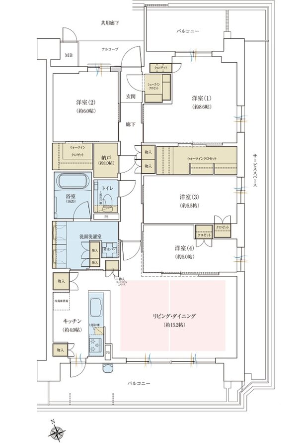 ジオ三田 間取り SP TYPE 2工区
