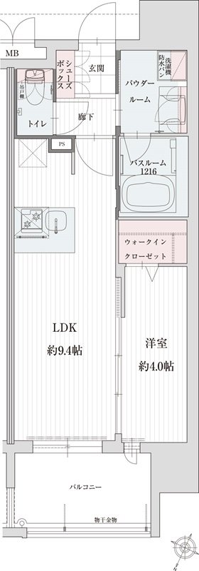 グランフォーレ西新ナチュリア 間取り Cタイプ