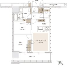 ザ・パークハウス 武蔵小杉タワーズ 間取り S-57A type