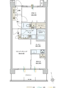 サーパスみずほ台ガーデンフォート 間取り Iタイプ