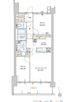 サーパスみずほ台ガーデンフォート 間取り Bタイプ