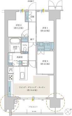 サンリヤン堺 間取り G type