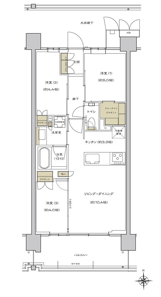シエリア杉並高井戸 間取り I2 type