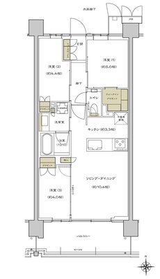 シエリア杉並高井戸 間取り I2 type