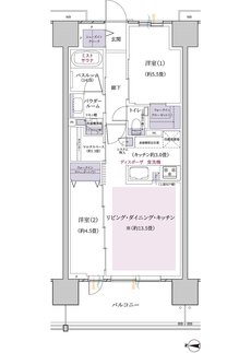 エクセレントシティ橋本 間取り D2 type