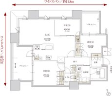 Tステージ フラッグス・ザ・トヨタ 間取り A1 TYPE
