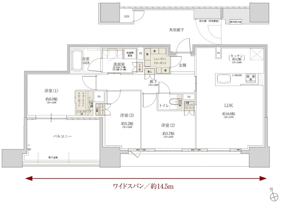 Tステージ フラッグス・ザ・トヨタ 間取り L1 TYPE