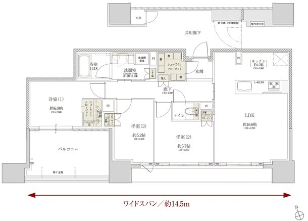 Tステージ フラッグス・ザ・トヨタ 間取り L1 TYPE