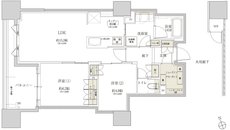 Tステージ フラッグス・ザ・トヨタ 間取り C1 TYPE（3階～15階）