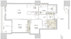 Tステージ フラッグス・ザ・トヨタ 間取り C1 TYPE(3階~15階)