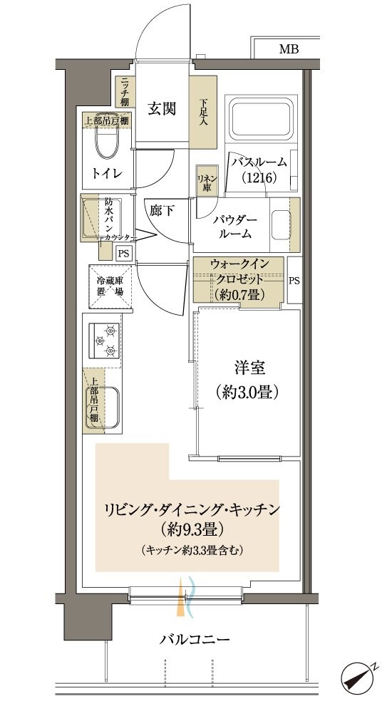 ヴェレーナブリエ港南中央 間取り C1 type