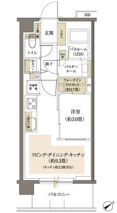 ヴェレーナブリエ港南中央 間取り C1 type
