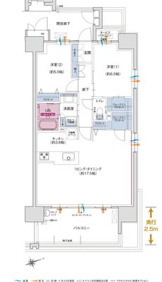 ポレスター唐津ザ・リミテッド 間取り Cタイプ メニュープラン