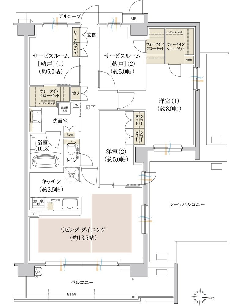 プレディア京都桂御所 間取り EE type