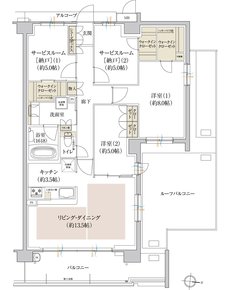 プレディア京都桂御所 間取り EE type