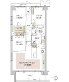 プレディア京都桂御所 間取り WA type