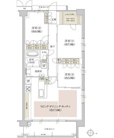プレディア京都桂御所 間取り ED type