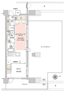 パークホームズ大倉山ザ・テラス 間取り 47Kタイプ