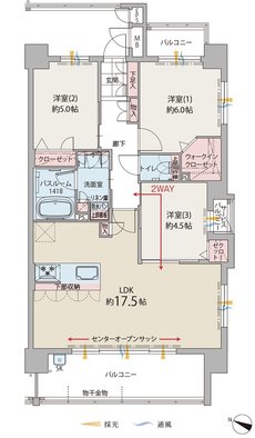 ファーネスト井尻グレイス 間取り G TYPE