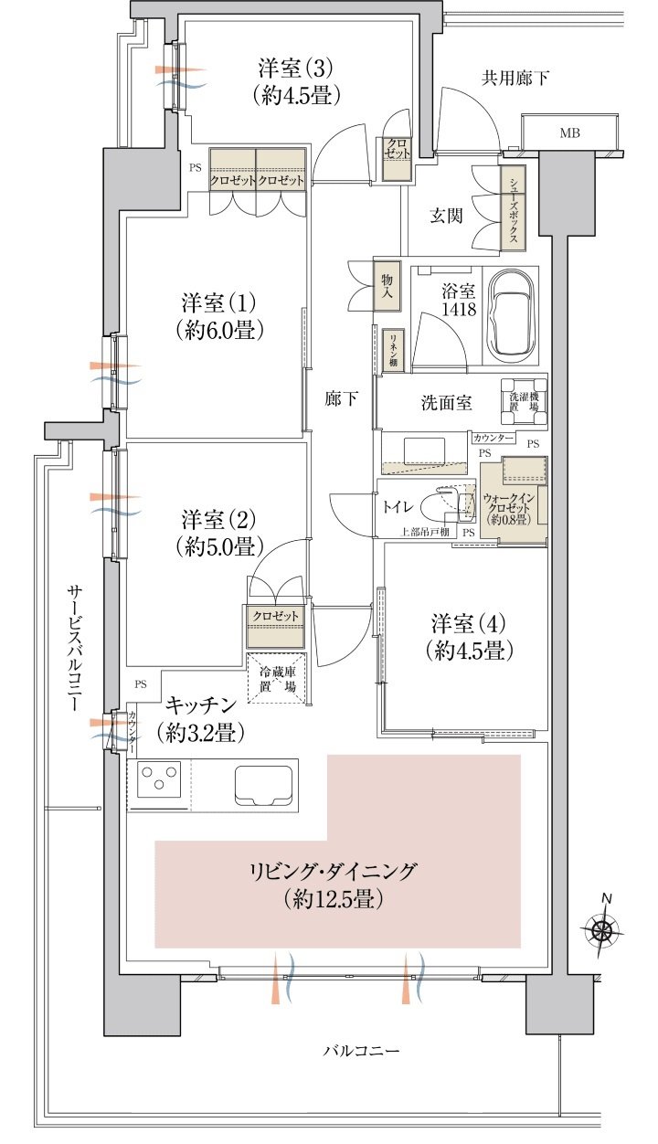 ソライエ南桜井 間取り B1 type