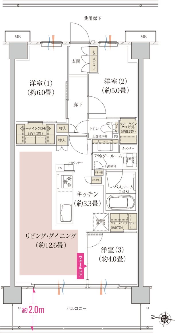 ソライエ南桜井 間取り A2 type（先着順）