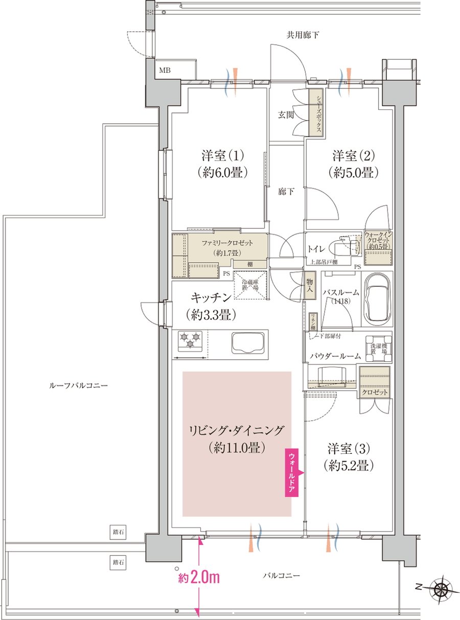 ソライエ南桜井 間取り A3r type（先着順）