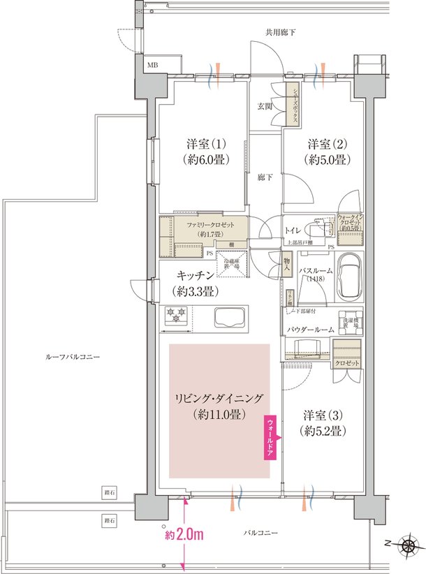 ソライエ南桜井 間取り A3r type（先着順）