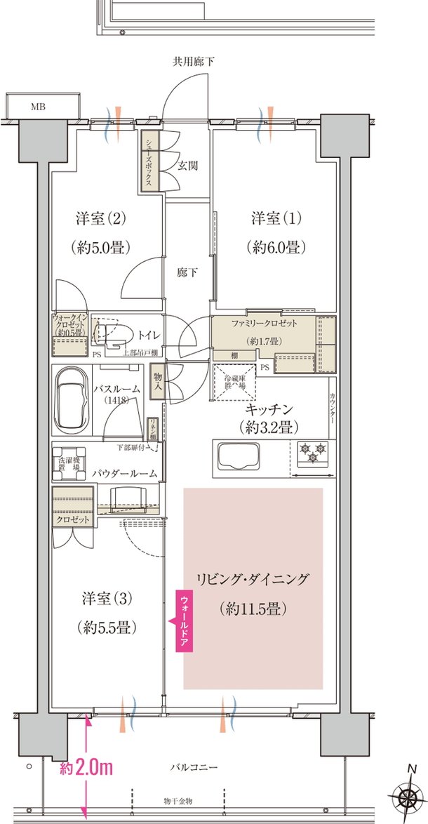 ソライエ南桜井 間取り B11 type