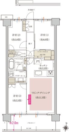 ソライエ南桜井 間取り B11 type