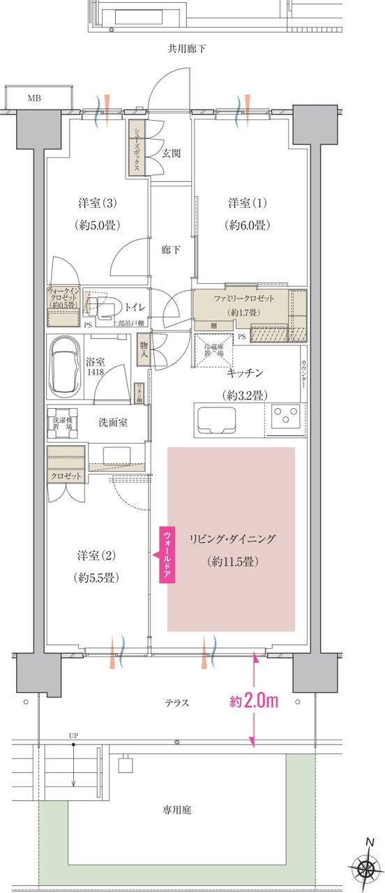 ソライエ南桜井 間取り B11g type（先着順）
