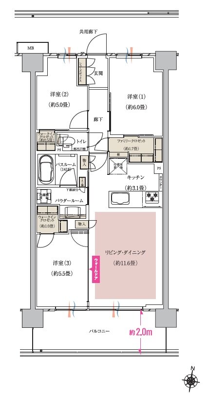 ソライエ南桜井 間取り B9 type