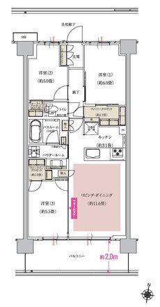 ソライエ南桜井 間取り B9 type