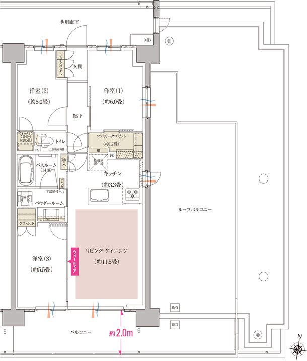 ソライエ南桜井 間取り B12r type