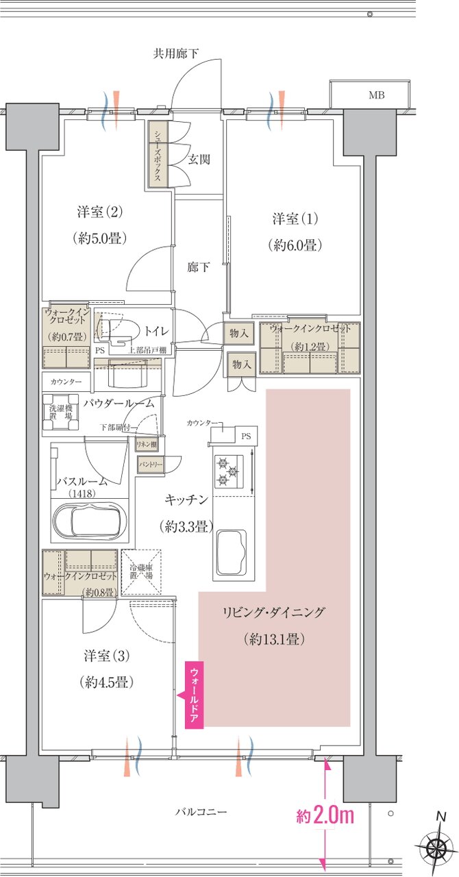 ソライエ南桜井 間取り B8 type
