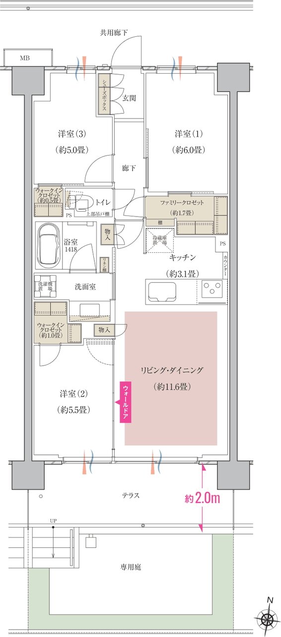 ソライエ南桜井 間取り B9g type