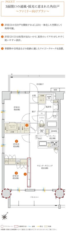 サンクレイドル桶川II 間取り A type