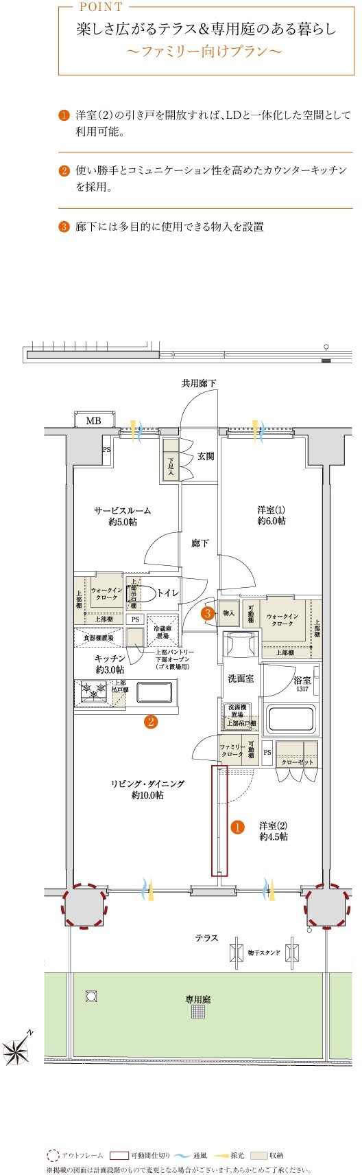 サンクレイドル桶川II 間取り Dg type