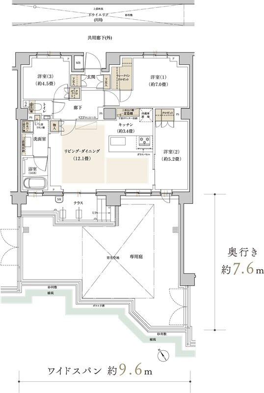 リビオ吉祥寺南町 間取り Ctタイプ