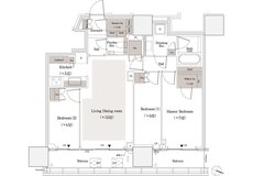 パークタワー品川天王洲 間取り 74-Reタイプ