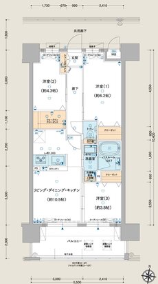 ルグラン別府The Central Luxe 間取り B type Basic Plan