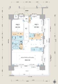 ルグラン別府The Central Luxe 間取り F type Menu Plan2