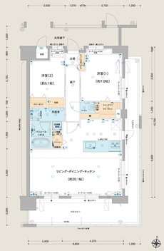 ルグラン別府The Central Luxe 間取り G type Menu Plan
