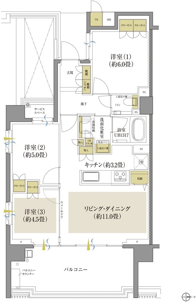 プラウド府中晴見町 間取り L type
