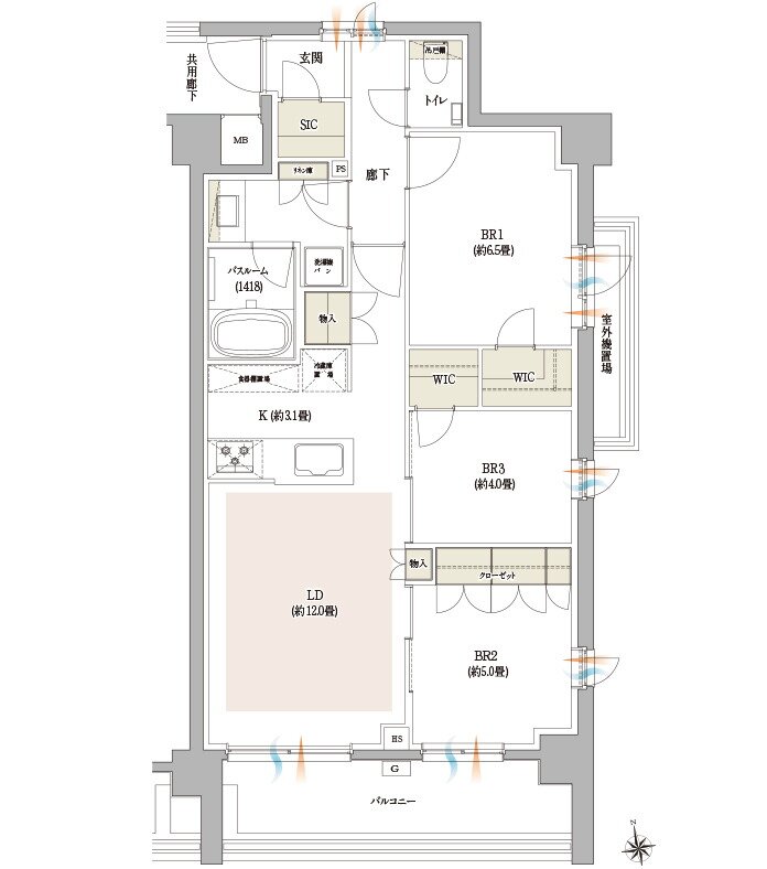 イノバス西荻窪 間取り Jタイプ