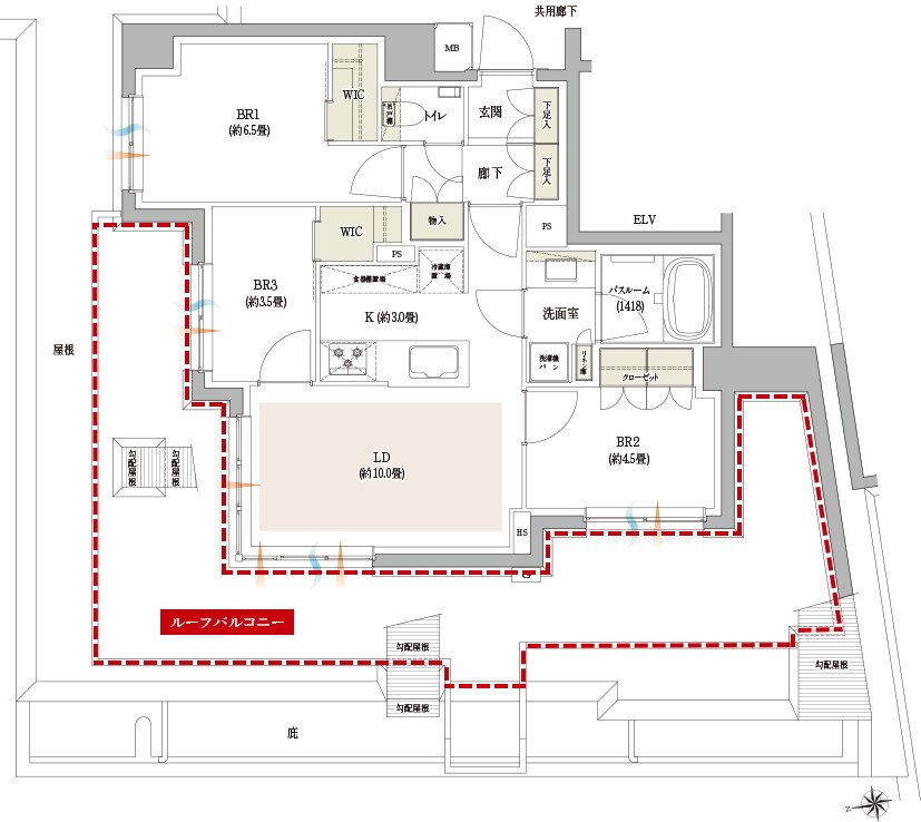 イノバス西荻窪 間取り Qrタイプ