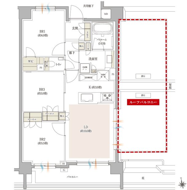 イノバス西荻窪 間取り Irタイプ