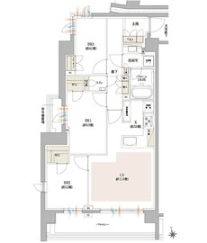 イノバス西荻窪 間取り Eタイプ