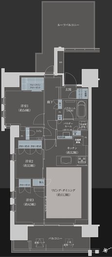 プレミスト立川 間取り B2 type