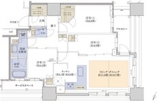 プラウド神戸トアロード 間取り D type メニュープラン2