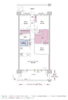 ポレスター自治医大ガーデンヴィラ 間取り Dタイプ